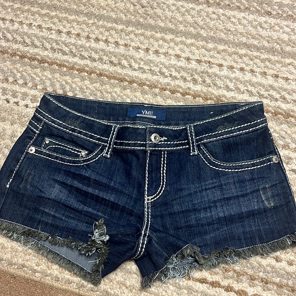 YMI Women's Jeans Shorts Cutt off Low Rise Size 7